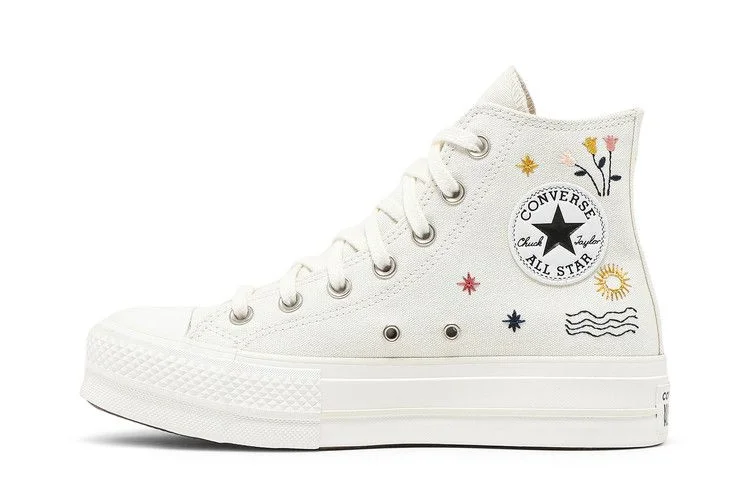 Кроссовки Converse Wmns Chuck Taylor All Star Platform High 'It's Okay To Wander - Egret'