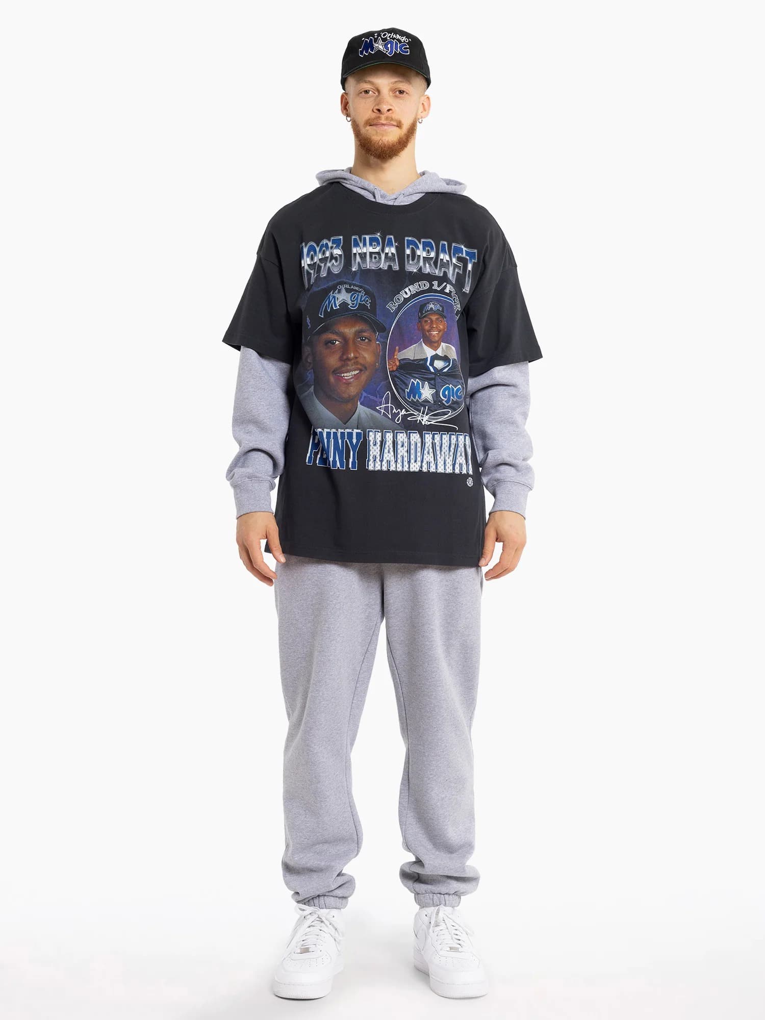 Футболка Mitchell & Ness Penny Hardaway Orlando Magic 1993 NBA Draft Day Vintage T-Shirt