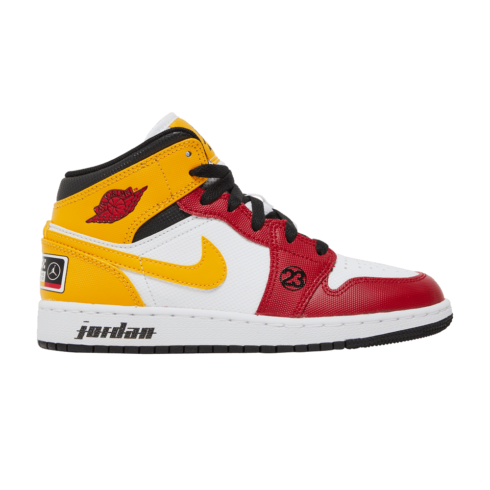Кроссовки Air Jordan 1 Mid SE GS 'Motorsport'