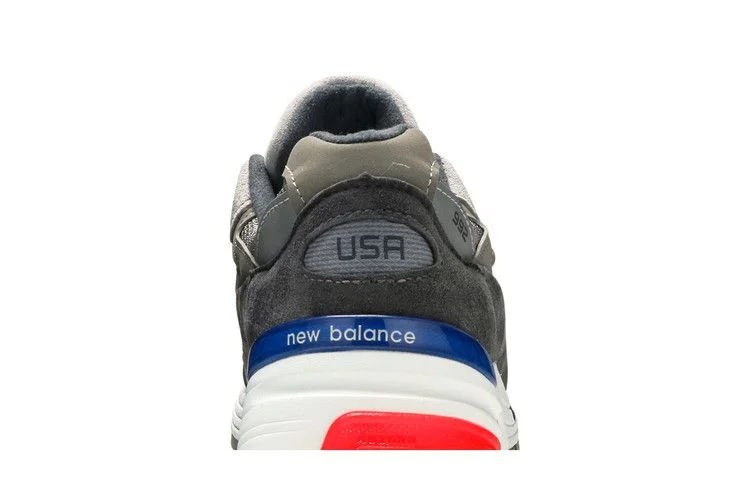 Кроссовки New Balance 992 Made in USA 'Grey Blue Red'