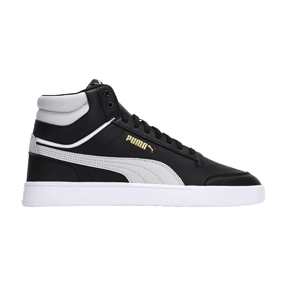 Кроссовки Puma Shuffle Mid WTR 'Black White Team Gold'
