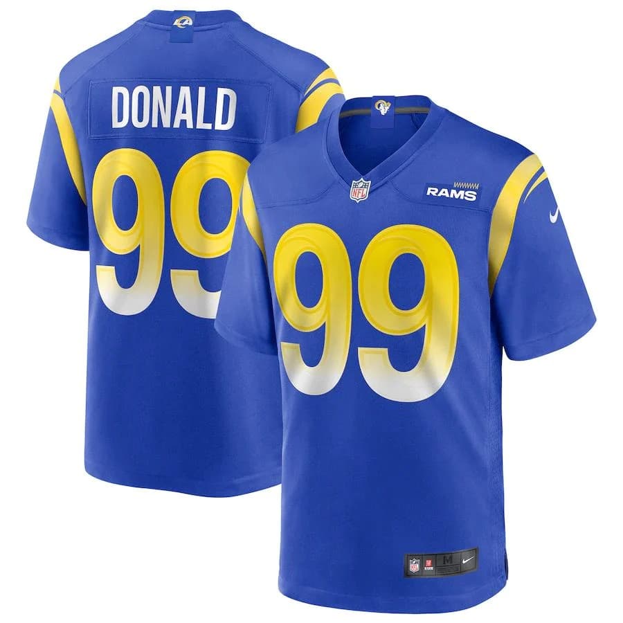 Футболка Nike Aaron Donald Los Angeles Rams Home NFL Game Jersey