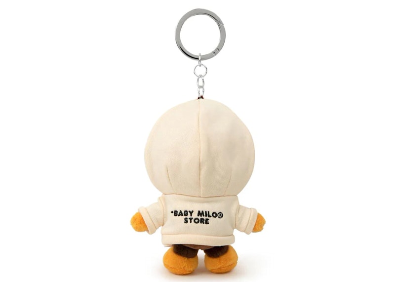 BAPE-Baby-Milo-Plush-Doll-Keychain-Ivory-3