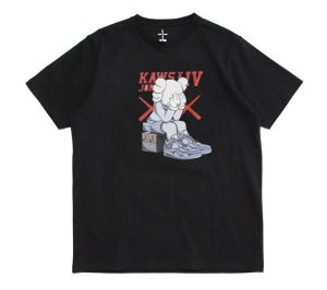 2019-KAWS-x-Jordan-4-Tee-Black-300x266