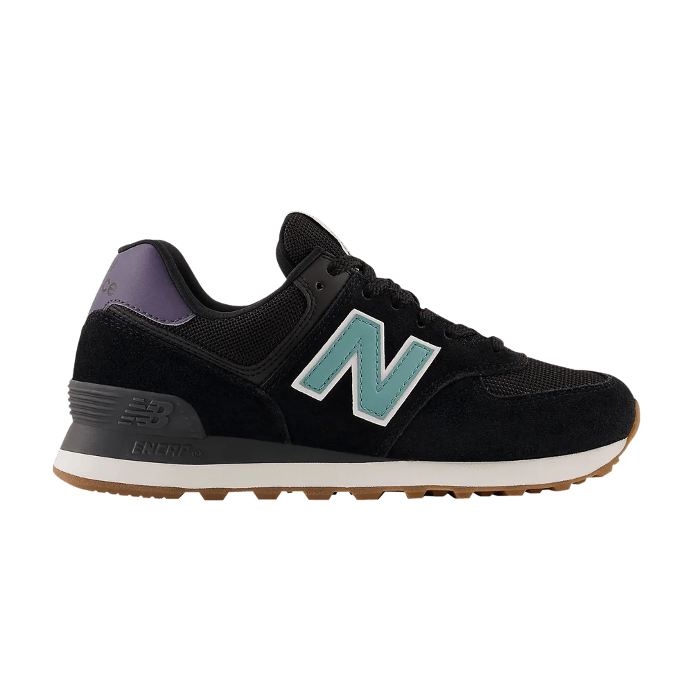 Krossovki-New-Balance-Wmns-574-Black-Faded-Teal