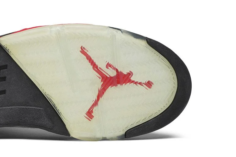 Кроссовки Air Jordan 5 Retro 'White Fire Red' 2000