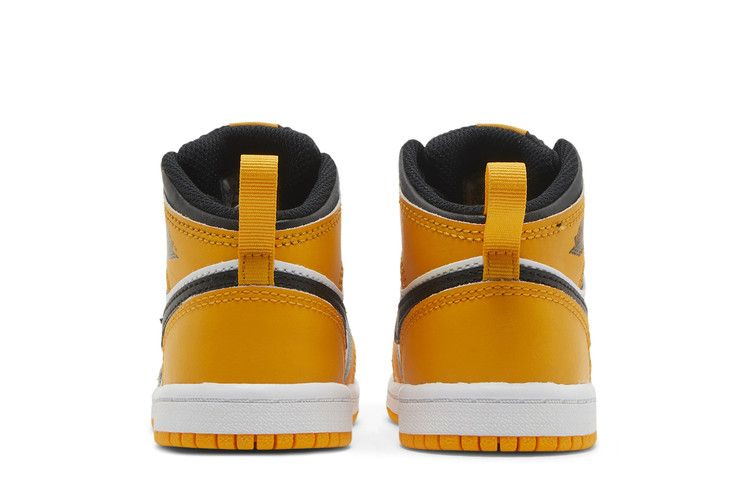 Кроссовки Air Jordan 1 Mid TD 'Reverse Yellow Toe'