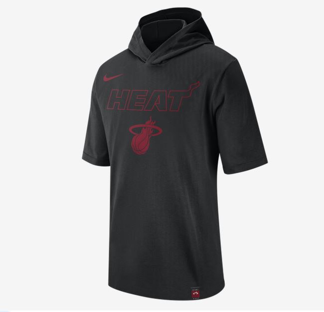 Худи 2020 Nike Men's NBA Heat Hooded T-Shirt