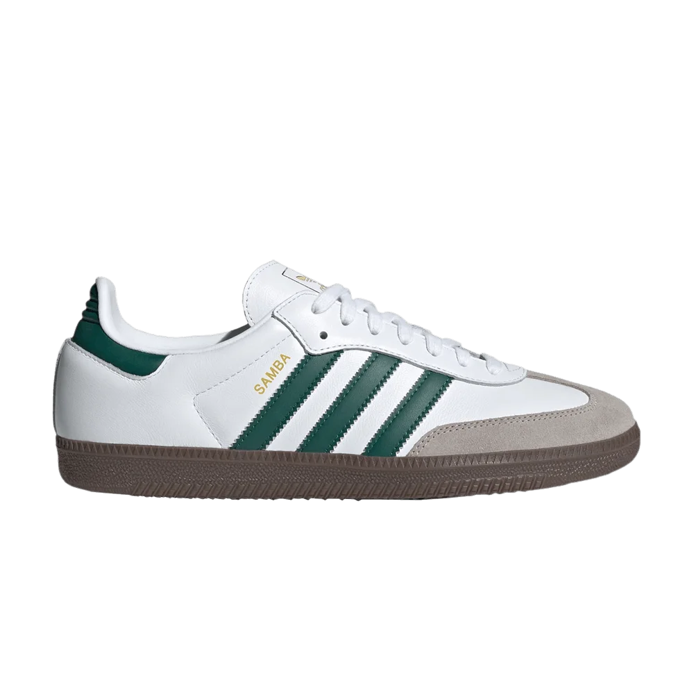 Кроссовки adidas Samba OG 'Cloud White Collegiate Green'