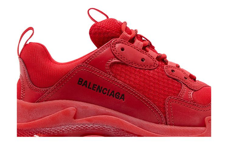 Кроссовки Balenciaga Triple S Sneaker 'Clear Sole - Red'