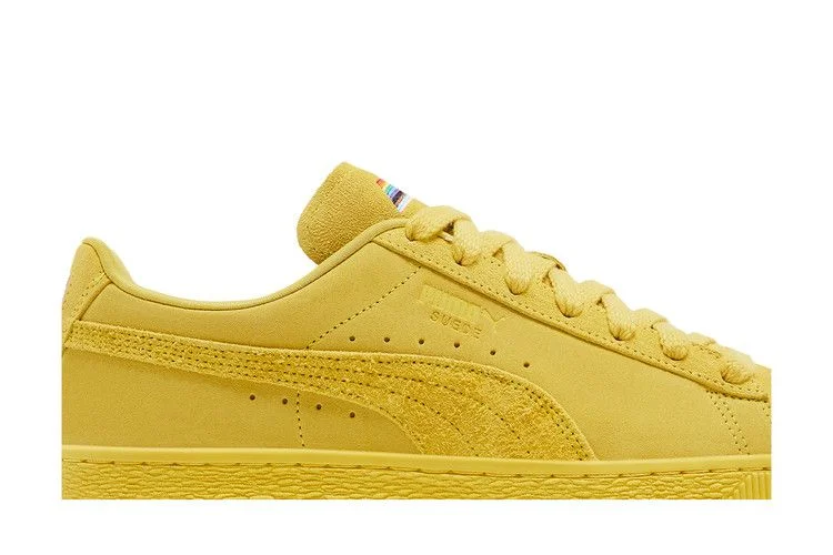 Кроссовки Puma Suede 'Love Marathon - Court Yellow'