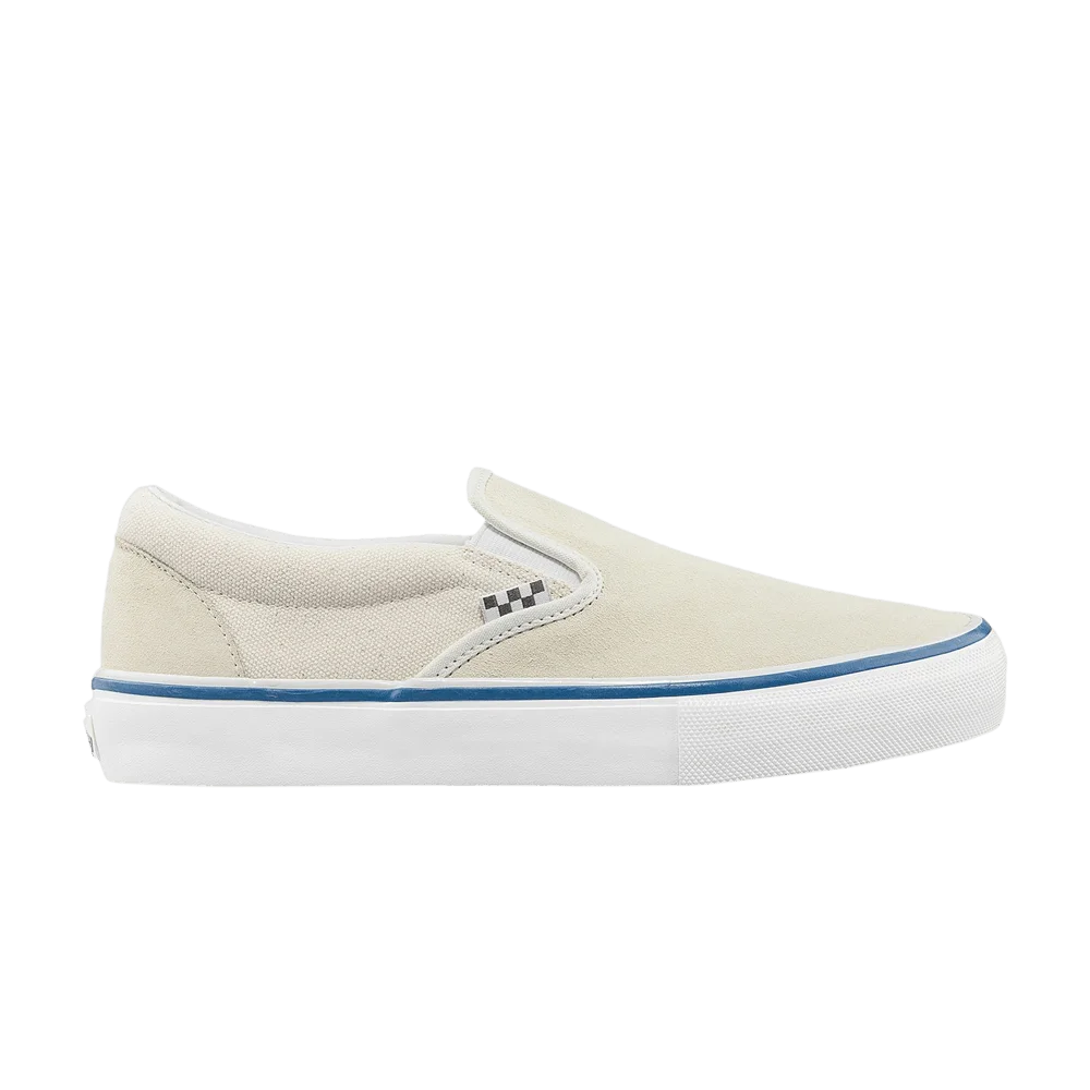 Vans-Skate-Slip-On-Raw-Canvas-Classic-White