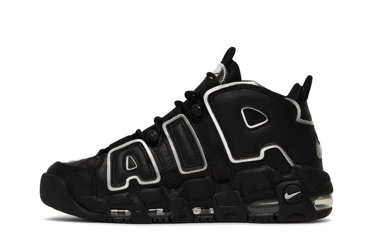 Кроссовки Nike Wmns Air More Uptempo 'Black Metallic Silver'