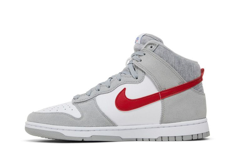 Кроссовки Nike Dunk High SE 'Athletic Club - Light Smoke Grey Gym Red'