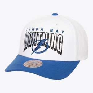 Mitchell-Ness-White-Tampa-Bay-Lightning-Boom-Text-Pro-Snapback-Hat-300x300