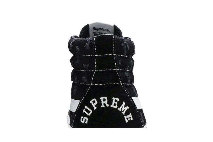 Supreme x Vans Sk8-Hi 'Black Hole Punch Denim'