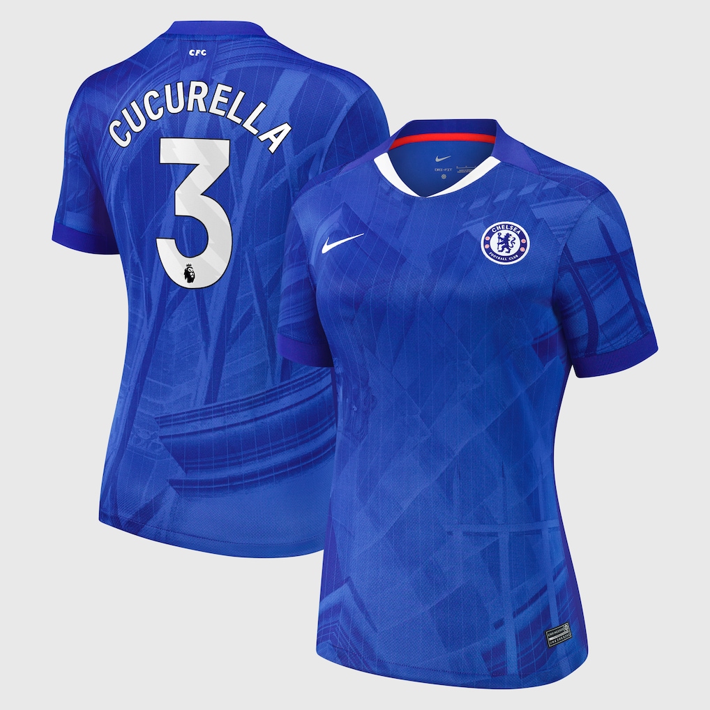 Женское футбольное джерси Chelsea Nike Dri-FIT ADV Home Match Shirt 2025-26 - Womens with Cucurella 3