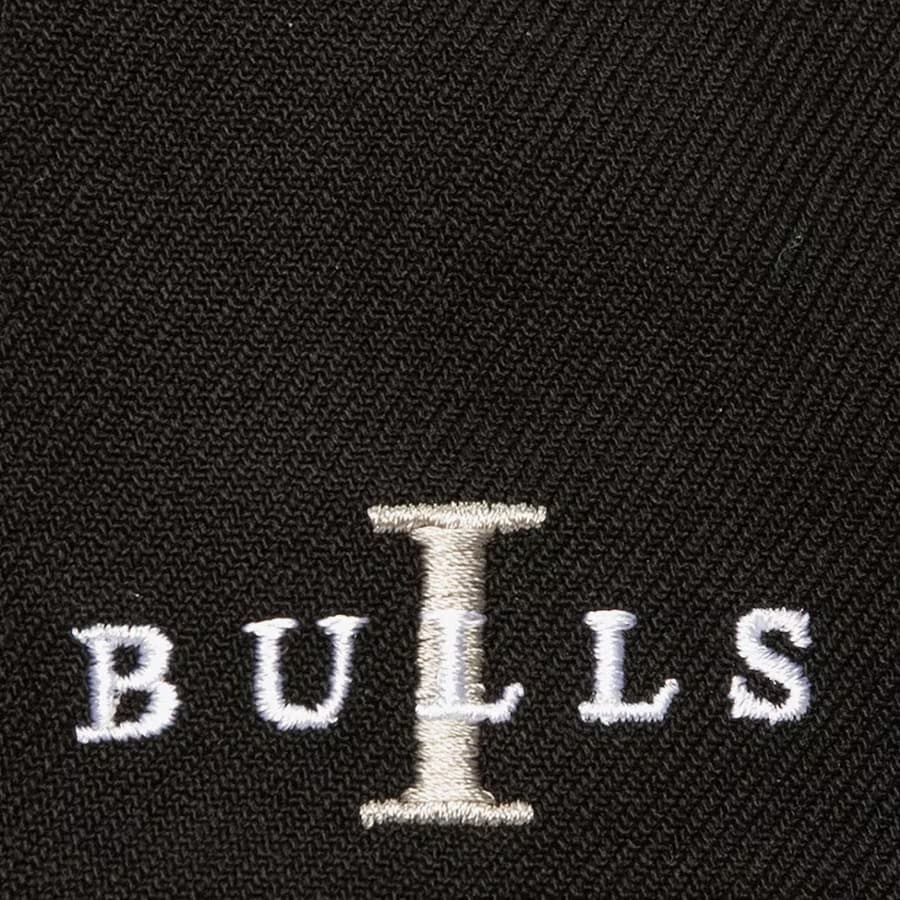 Бейсболка Mitchell & Ness Gray Black Chicago Bulls Core I Snapback Hat