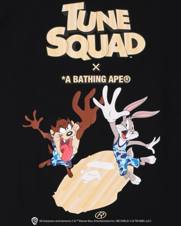 Футболка BAPE x Space Jam Tee Black