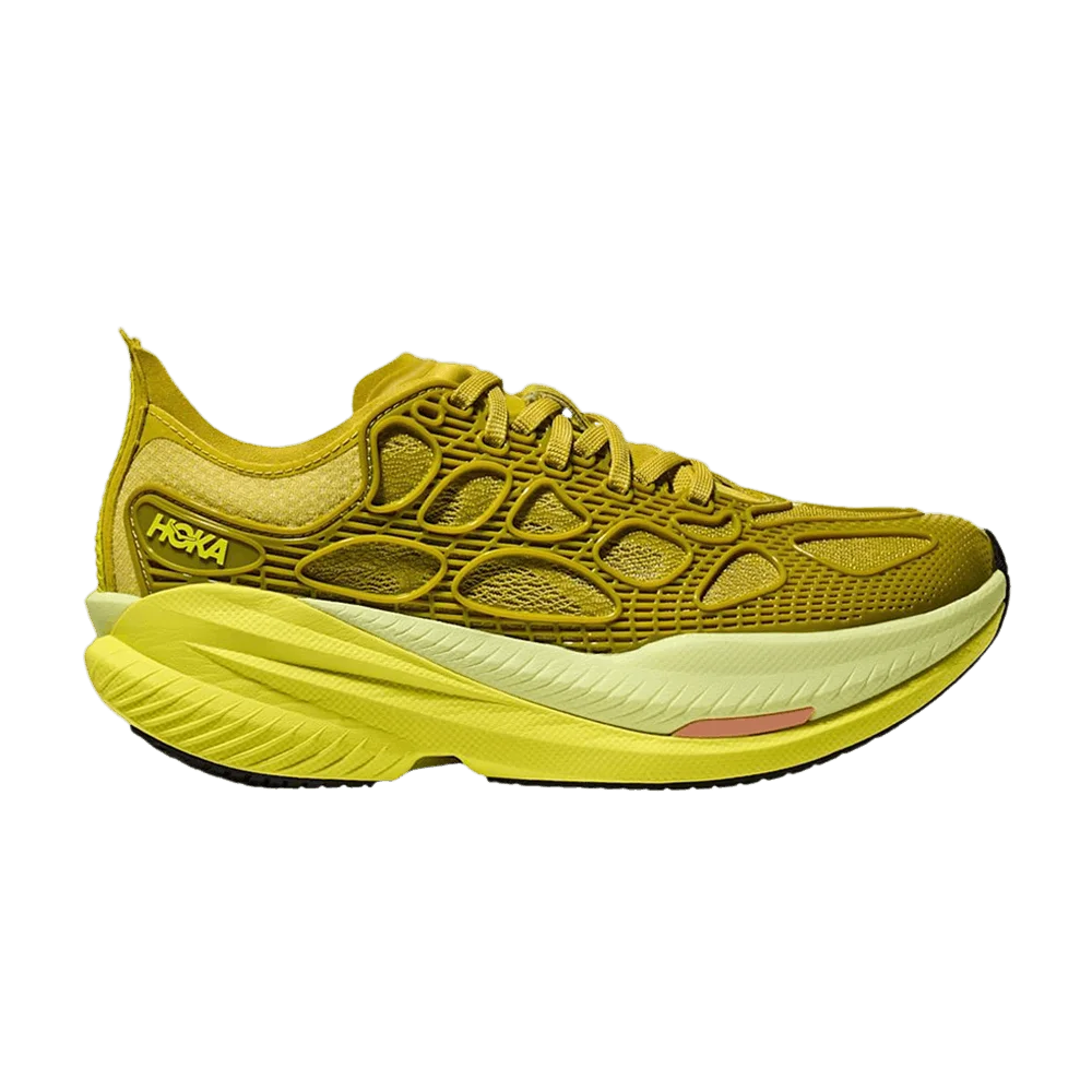 Krossovki-HOKA-Mach-X-Caged-Pea-Green