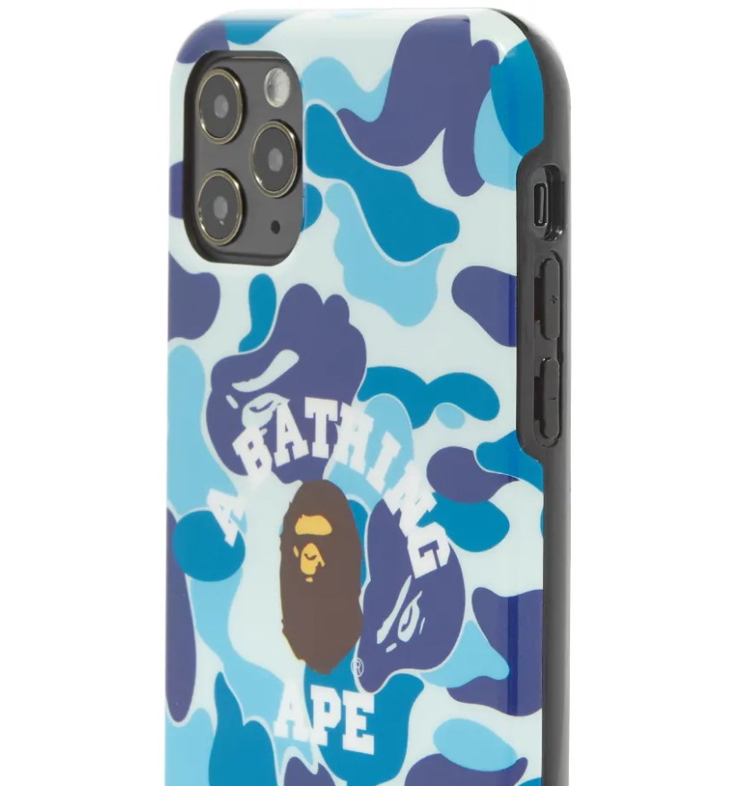 Защитный чехол BAPE ABC Camo College iPhone 11 Pro Max Case Blue