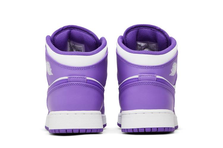 Кроссовки Air Jordan 1 Mid GS 'Purple Venom'