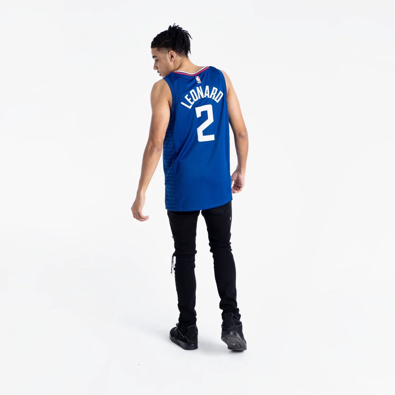 Баскетбольная джерси 2023-24 Los Angeles Clippers Kawhi Leonard #2 Swingman Icon Edition Blue Jersey