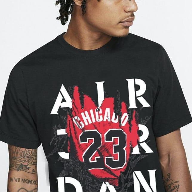 Футболка Ehot Jordan Crack Black T-shirt