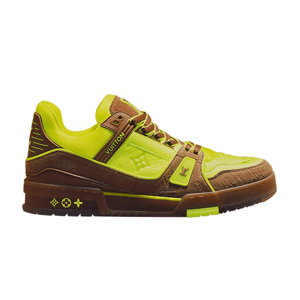 Кроссовки Louis Vuitton Trainer 'Yellow Monogram'