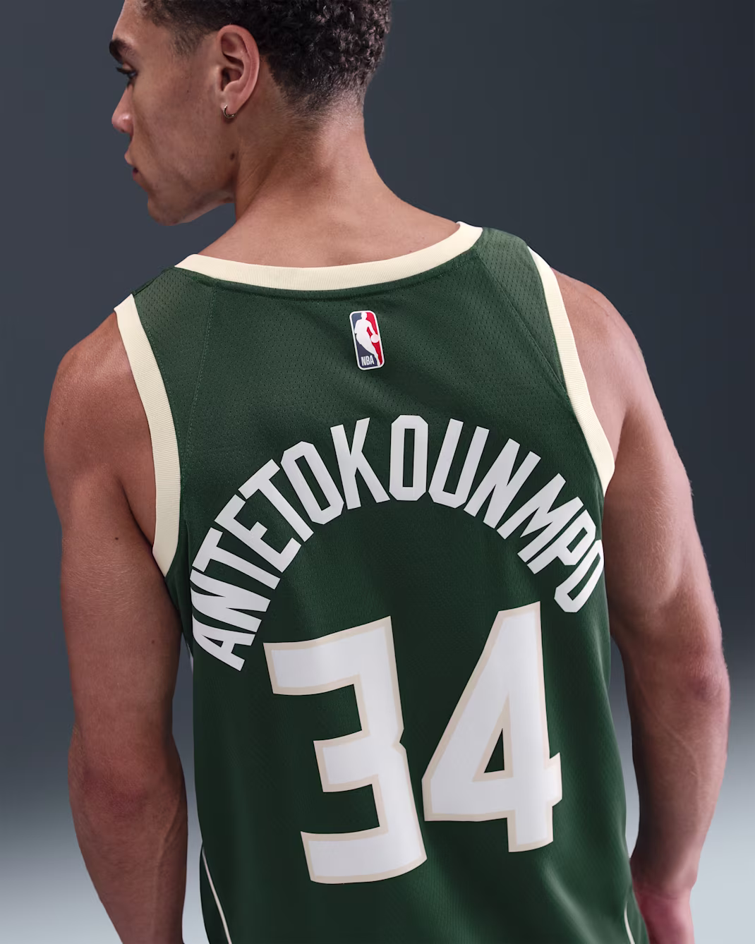 Баскетбольное джерси Nike NBA Giannis Antetokounmpo MIL 24-25 Icon Edition Swingman