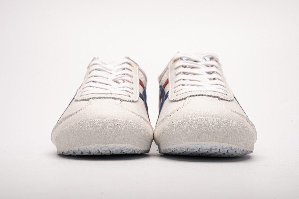 Кроссовки ASICS Mexico 66 White Blue Red Metallic Gold