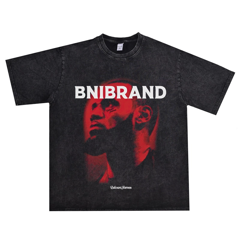 Футболка Vintage Washed LeBron James Basketball T-Shirt