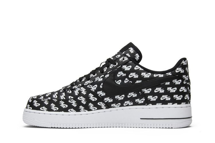Кроссовки Nike Air Force 1 Low '07 QS 'All Over Logo Black'