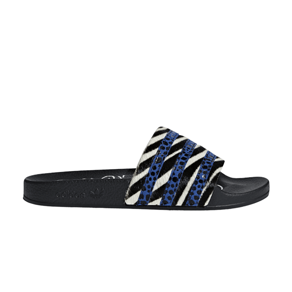 Кроссовки Adidas Wmns Adilette 'Core Black Blue White'