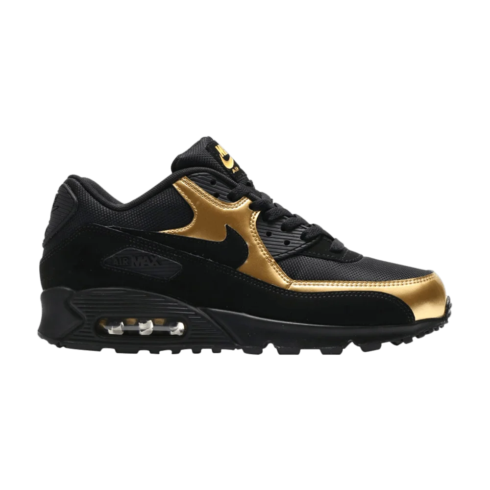 Krossovki-Nike-Air-Max-90-Essential-Black-Gold