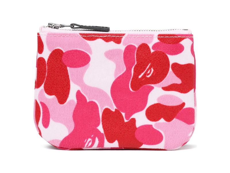 BAPE-Abc-Canvas-Wallet-S-Pink