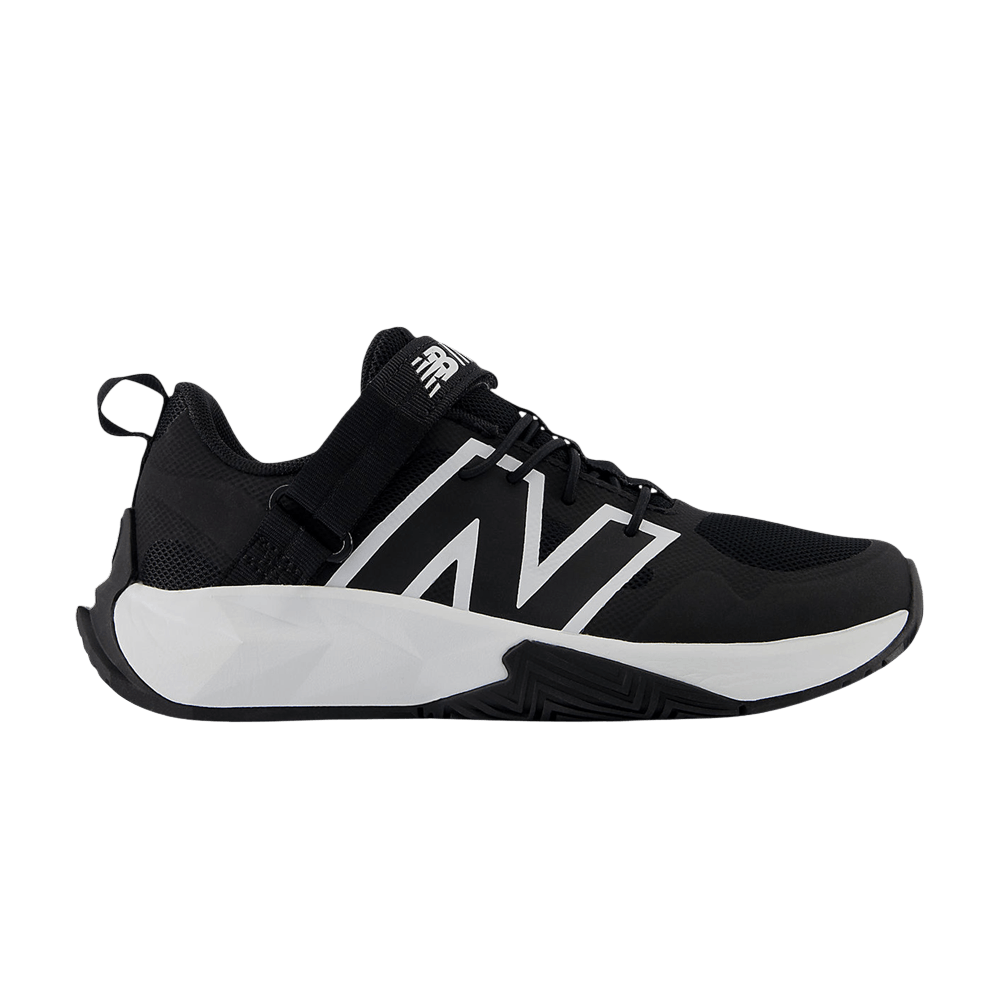 Кроссовки New Balance FuelCell Play Bungee Lace Top Strap Little Kid 'Black White'