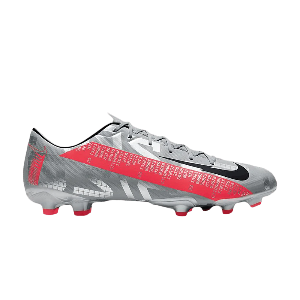 Krossovki-Nike-Mercurial-Vapor-13-Academy-MG-Metallic-Grey-Crimson