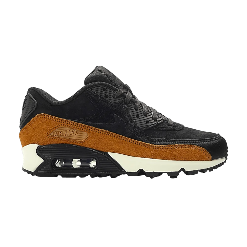 Krossovki-Nike-Wmns-Air-Max-90-LX-Pony-Fur-Black