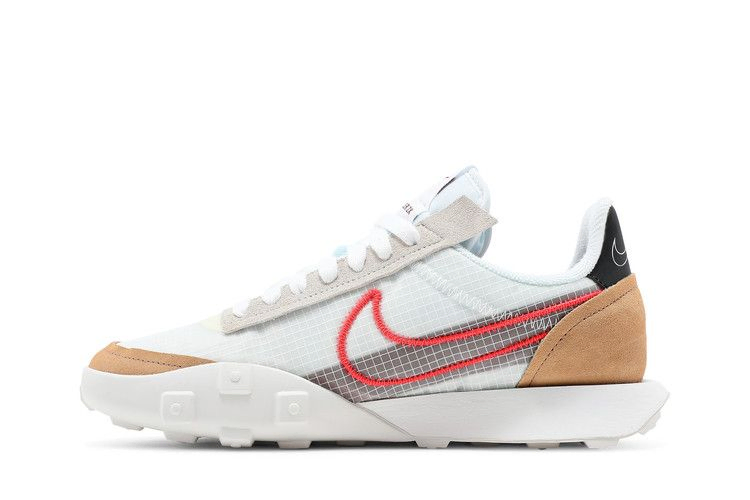 Кроссовки Nike Wmns Waffle Racer 2X 'White Bright Crimson'
