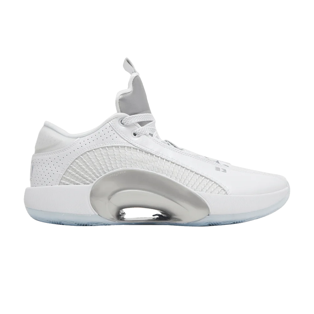 Кроссовки Air Jordan 35 Low 'White Metallic Silver'