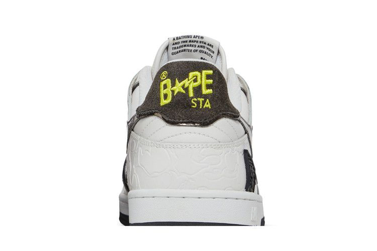 Кроссовки BAPE Sk8 Sta 'White Metallic Silver'