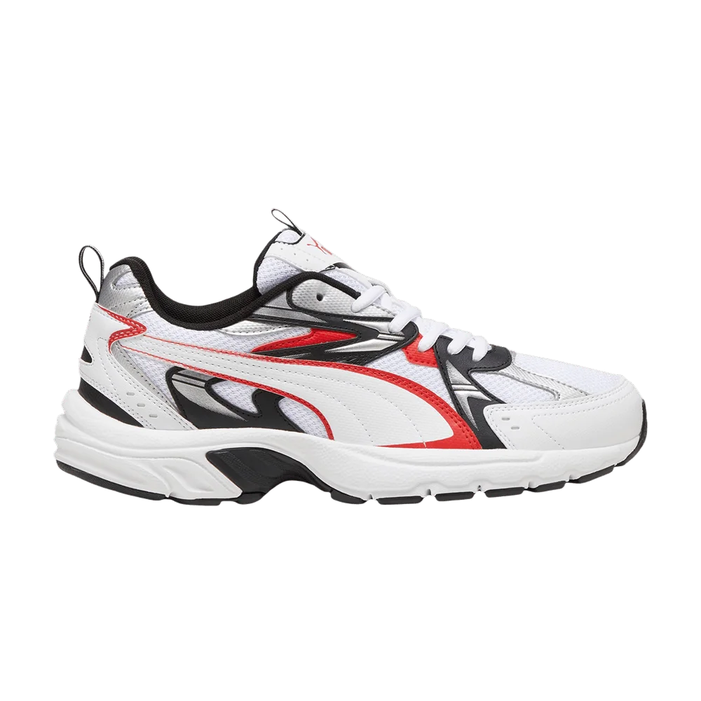 Krossovki-Puma-Milenio-Tech-White-Black-For-All-Time-Red