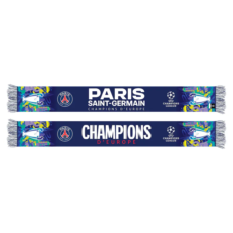 Шарф PSG UCL Champions 2025 Trophy Printed Scarf - 100% Polyester