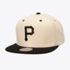 Mitchell-Ness-Cream-Black-Pittsburgh-Pirates-Logo-Snapback-Hat-100x100