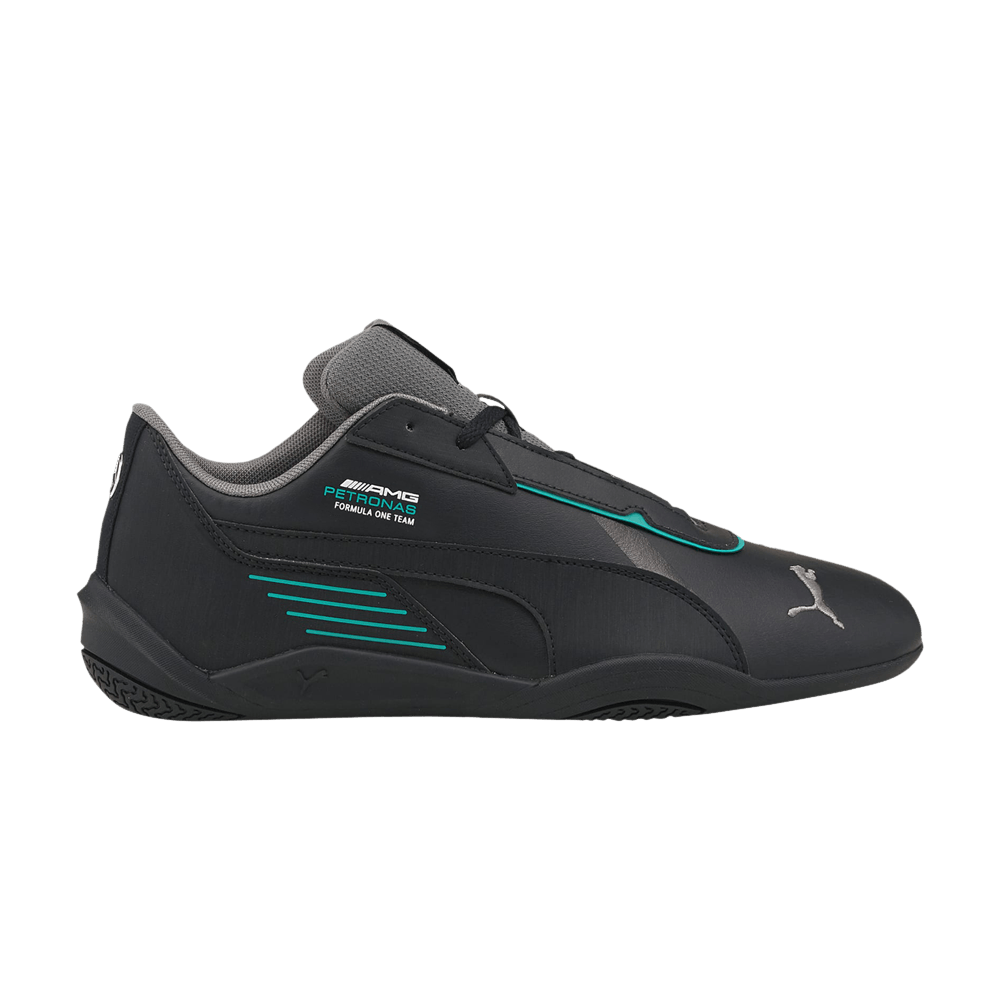 Кроссовки Mercedes-AMG Petronas F1 x Puma R-Cat Machina 'Black Smoke Spectra Green'