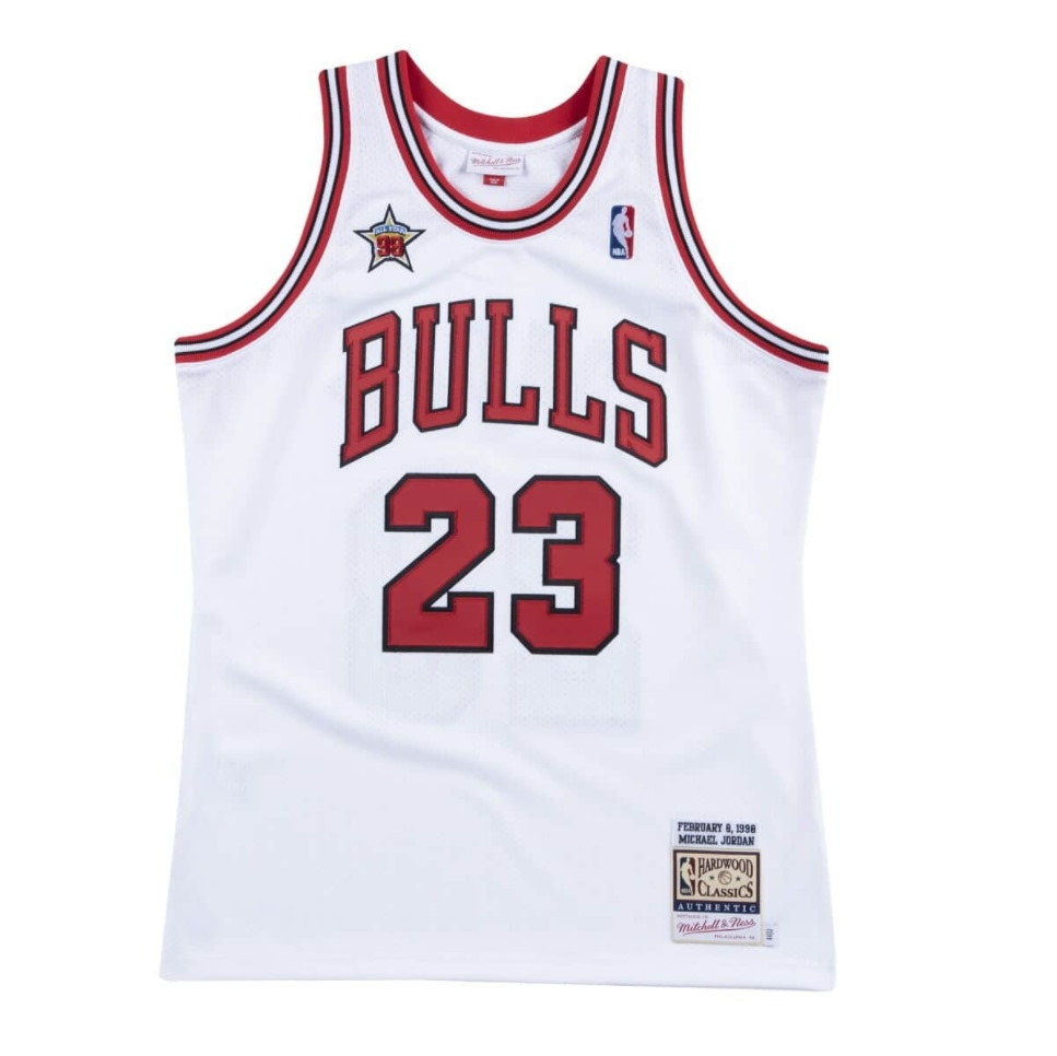 Баскетбольная джерси Mitchell & Ness Michael Jordan 1998 All Star Game Hardwood Classics Throwback NBA Authentic Jersey