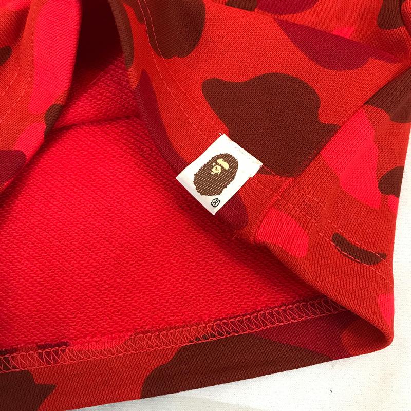 BAPE-Color-Camo-Shark-Sweatshorts-Red-9