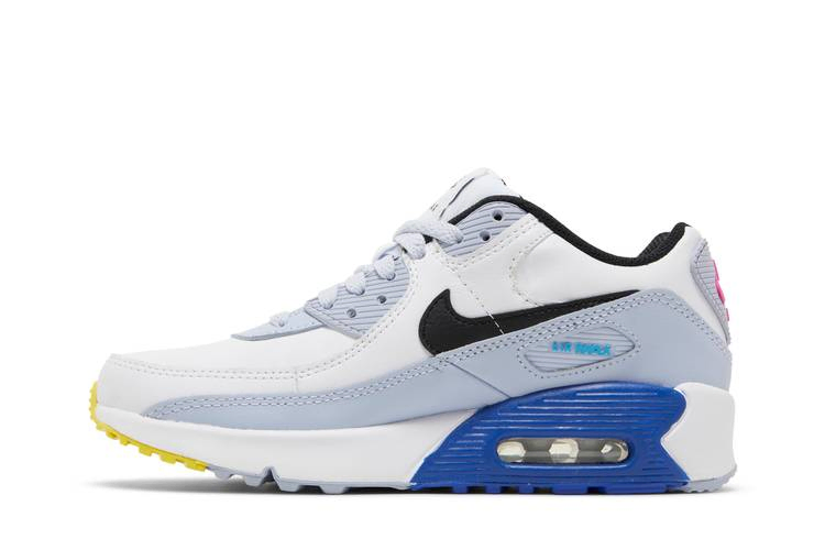 Кроссовки Nike Air Max 90 Leather GS 'White Blue Whisper'