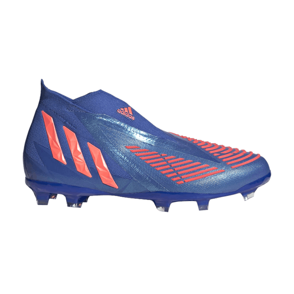 Кроссовки Adidas Predator Edge+ FG J 'Hi-Res Blue Turbo'